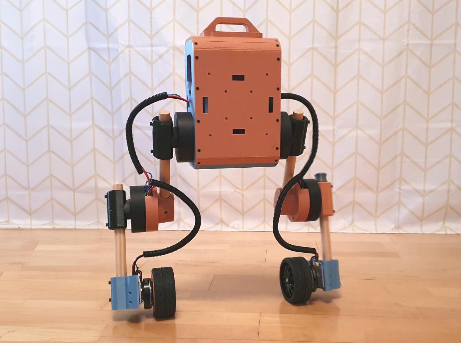 Photo du robot bipède Upkie.