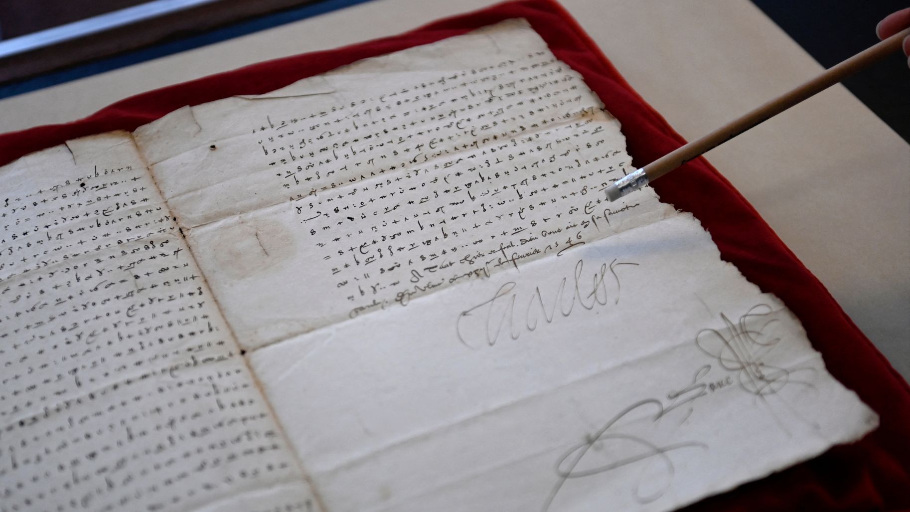 Lettre écrite par Charles Quint à Jean de Saint-Mauris