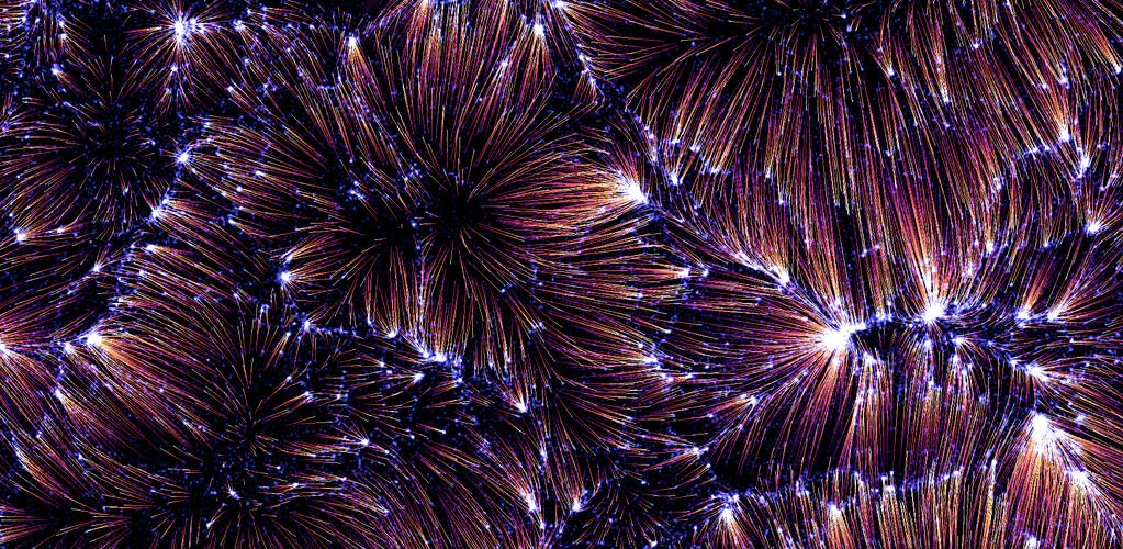 Reconstruction de la trajectoire des galaxies à partir de leurs positions