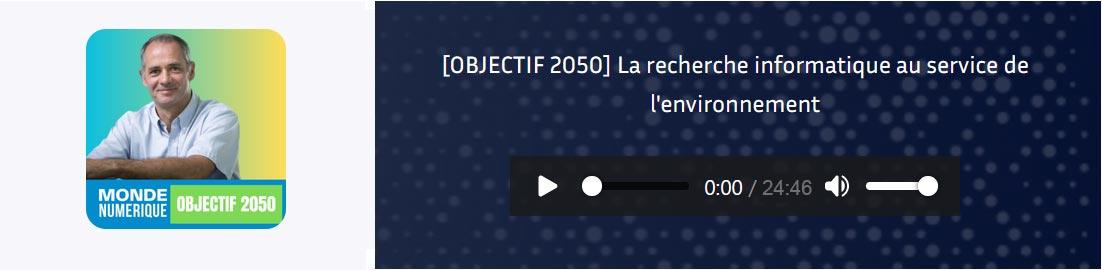 Bannière podcast Monde numérique Jacques Sainte-Marie